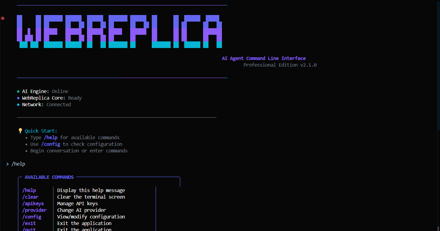 Webreplica-CLI : Clone website from URL.